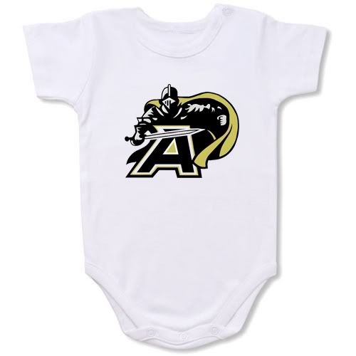 Army Black Knights Baby Bodysuit Creeper #01